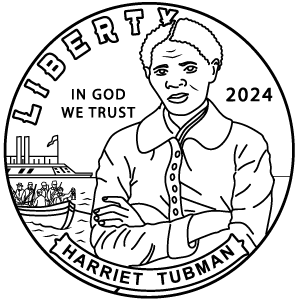 Harriet Tubman Commemorative Clad Coin obverse