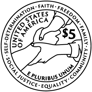 Harriet Tubman Commemorative Gold Coin reverse
